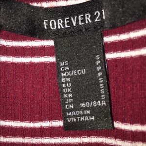 Long sleeved stripped Red shirt